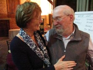 Sue Knight and Frank Farelly.